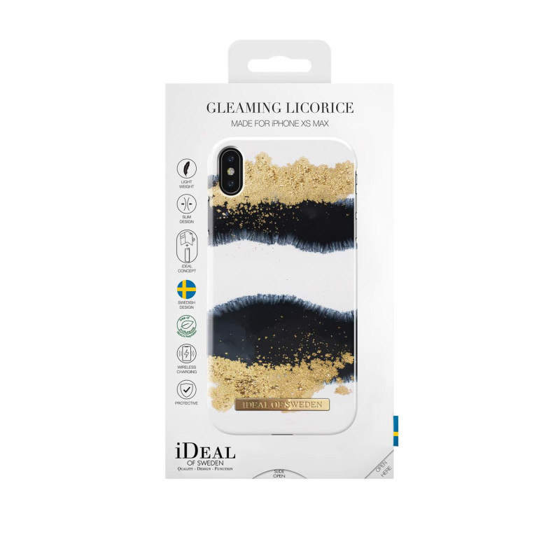 iDeal Of Sweden iPhone XS Max Suojakuori - Gleaming Licorice