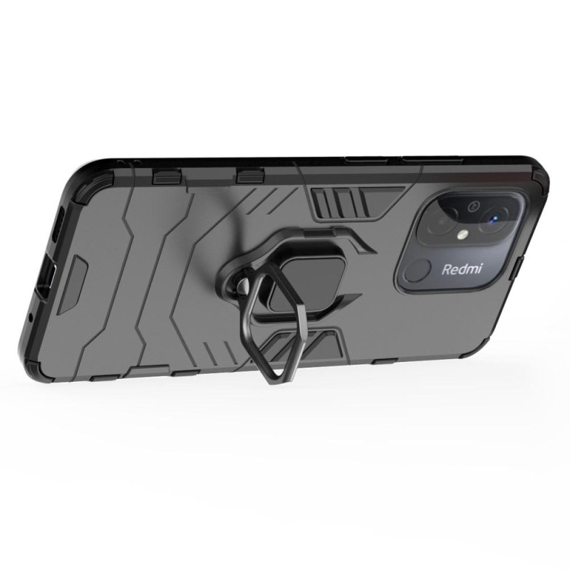 Til Xiaomi Redmi 12C Hybrid - veske Fingerring Metallplate