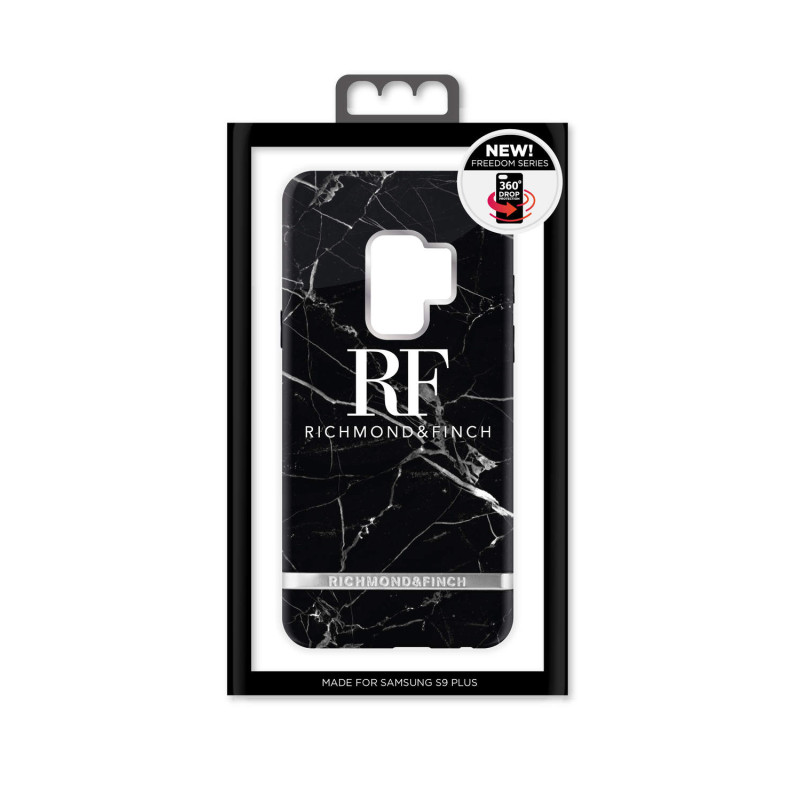 Richmond & Finch Cover til Samsung Galaxy S9 Plus - Sort Marmor