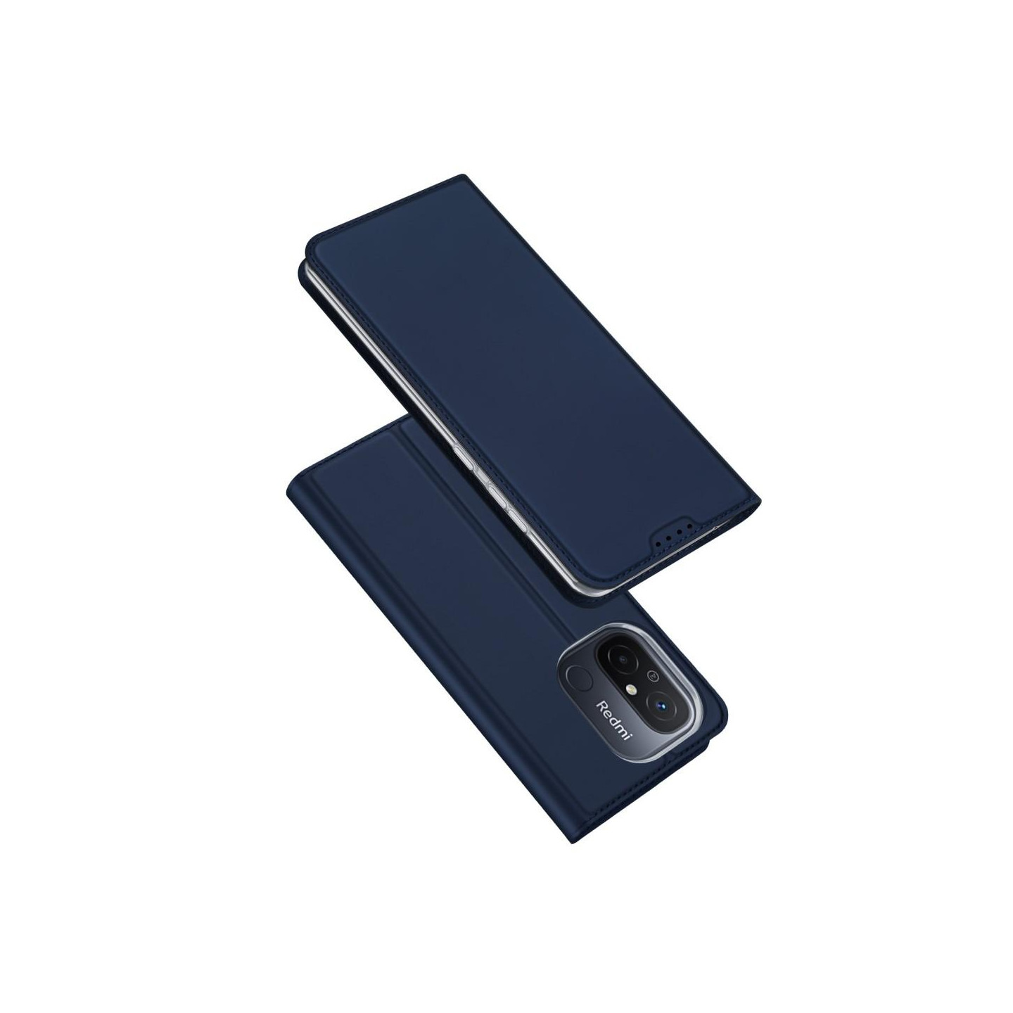 DUX DUCIS Skin Pro Series Taske med Kortspor Xiaomi Redmi 12C - Blå