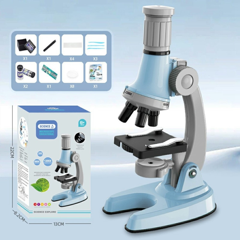 Microscope 100X/600X/1200X Magnification Science Biological Experiment
