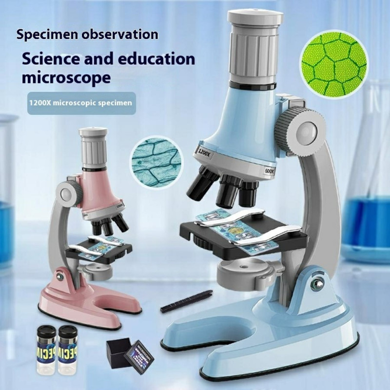 Microscope 100X/600X/1200X Magnification Science Biological Experiment