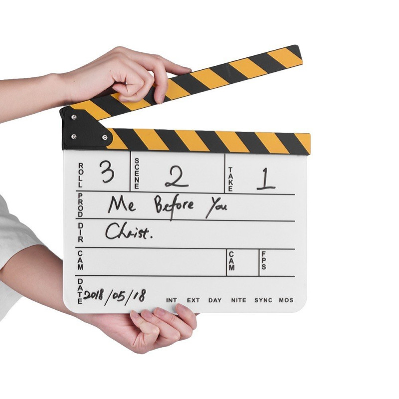 Clapboard Clapping Filmopptak - Hvit
