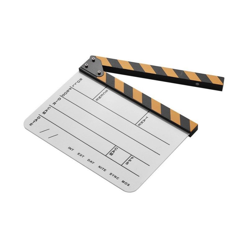 Ohjaajaelokuva Clapboard Movie Cut Scene Clapper Board - Valkoinen