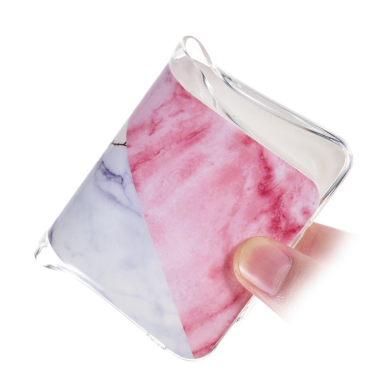 Marble Pattern IMD TPU Soft Back Suojakuori - Samsung Galaxy A70 - Style I