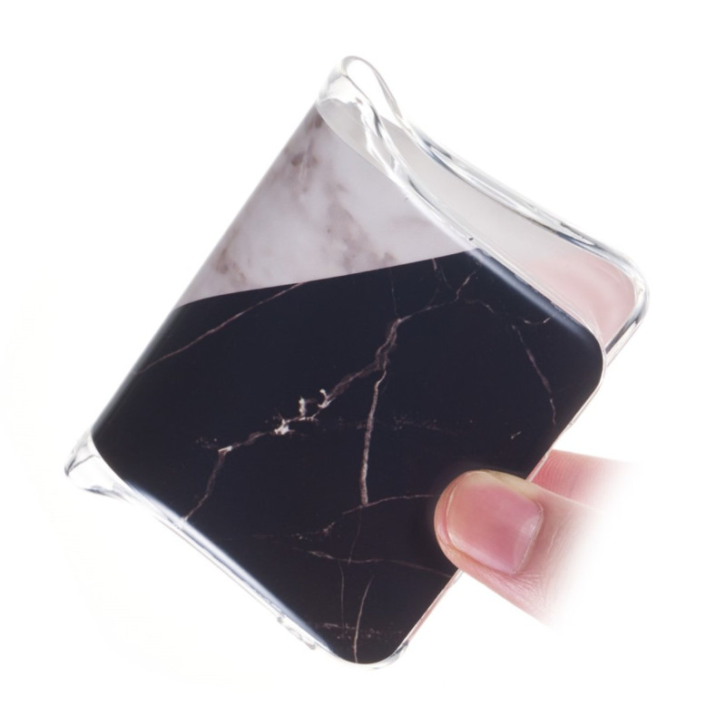 Marble Pattern IMD TPU Soft Back Case for Samsung Galaxy A70 - Style D