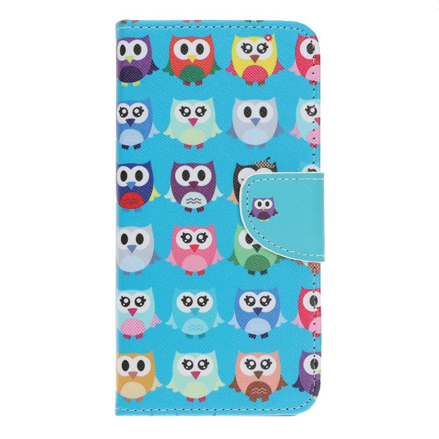 Pattern Wallet Case Samsung Galaxy A70 - Multiple Owls