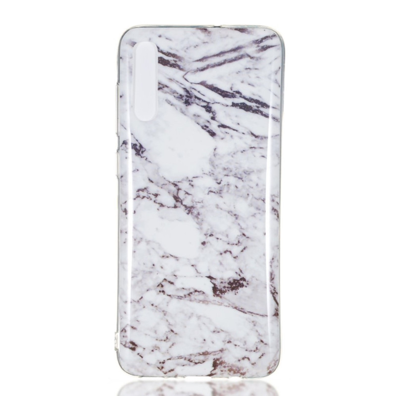 Marble Pattern IMD TPU Soft Back Suojakuori - Samsung Galaxy A70 - Style H