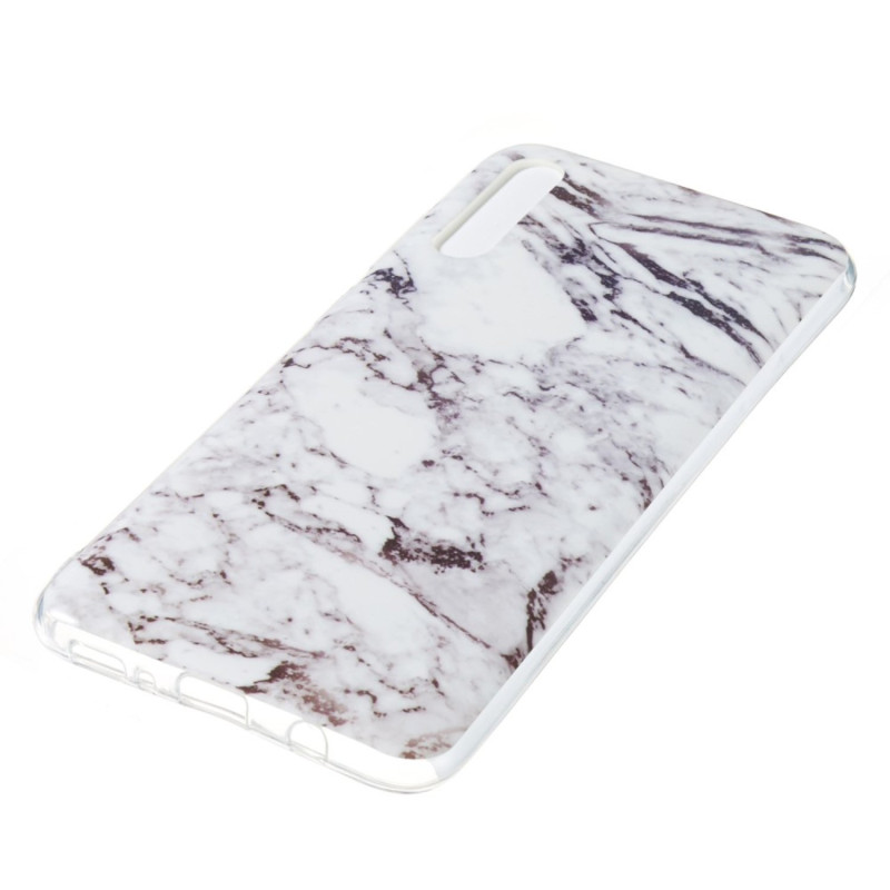 Marble Pattern IMD TPU Soft Back Suojakuori - Samsung Galaxy A70 - Style H