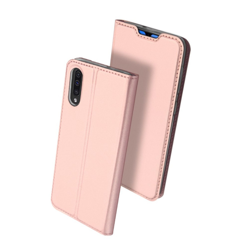 Samsung Galaxy A70 DUX DUCIS Skin Pro Series Stand Flip Suojakuori - Rose Kulta