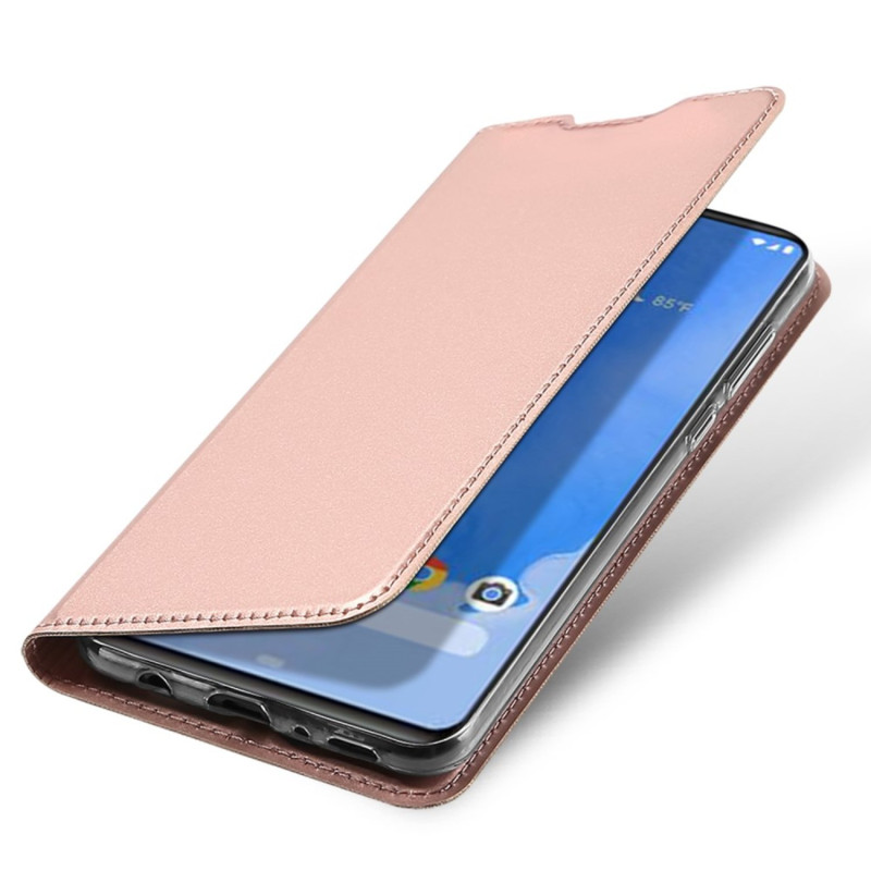 Samsung Galaxy A70 DUX DUCIS Skin Pro Series Stand Flip Suojakuori - Rose Kulta