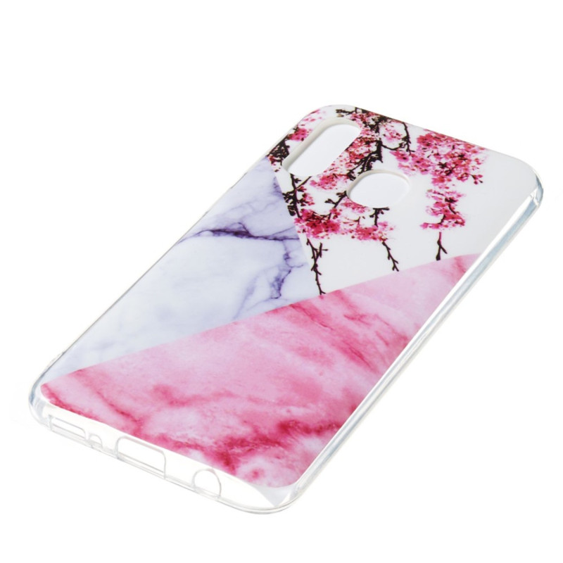 Marble Pattern IMD TPU Soft Back Case for Samsung Galaxy A40 - Style F