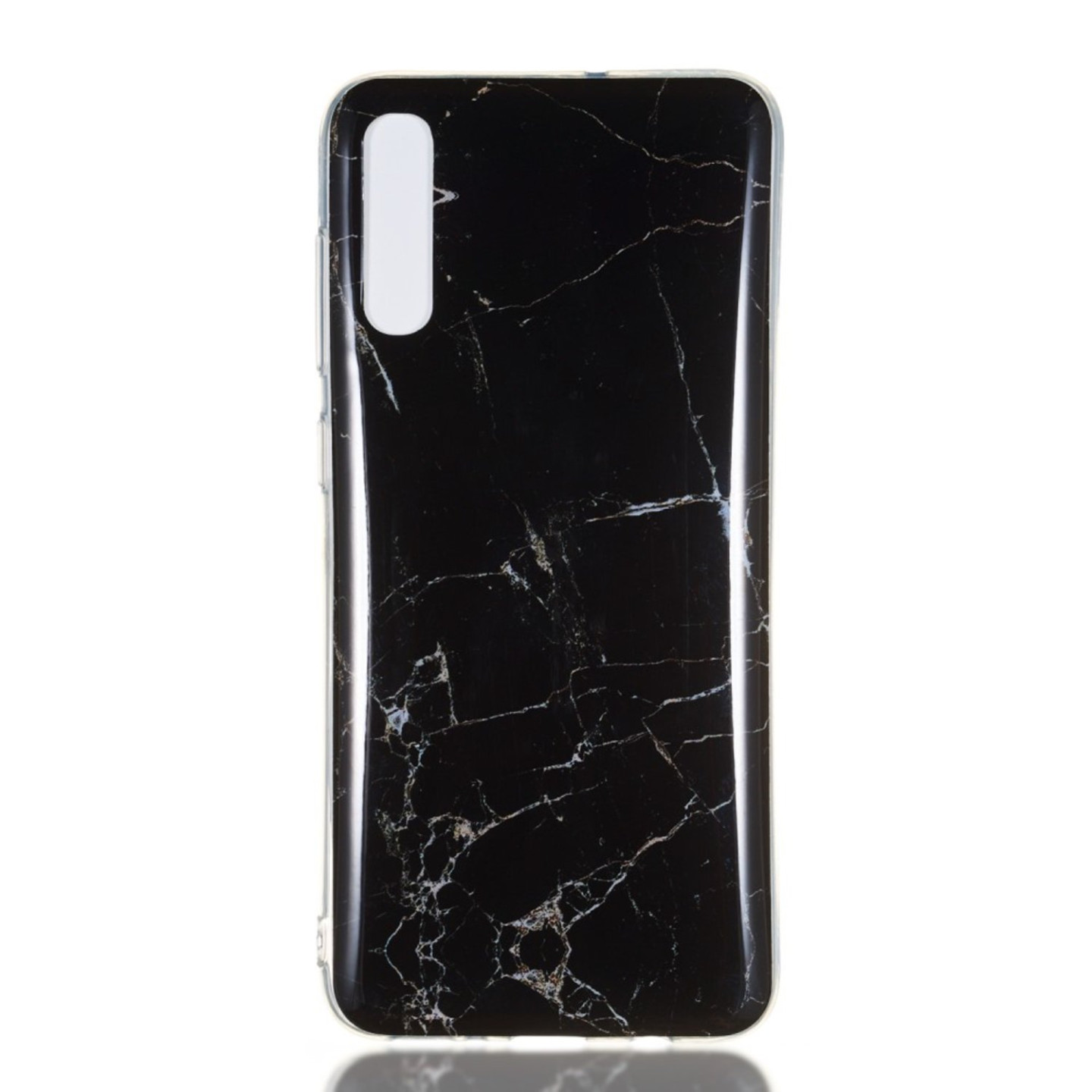 Marble Pattern IMD TPU Soft Back Case for Samsung Galaxy A70 - Style A