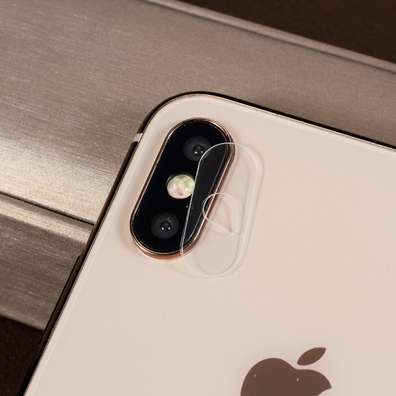 Beskyttende hærdet glass for kameralinse til iPhone XS Max
