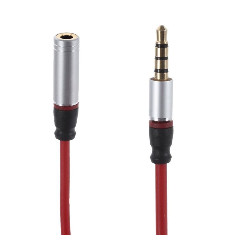 3.5mm Male to Female Extension Audio Cable for iPhone Samsung LG