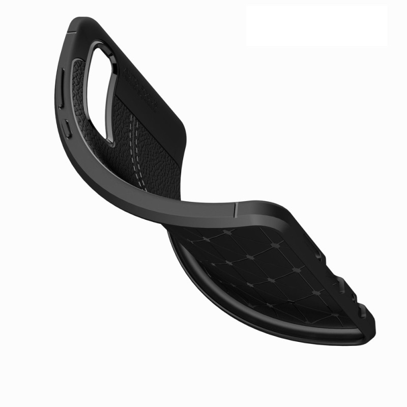 TPU Deksel Litchi Grain Huawei P30 - Svart