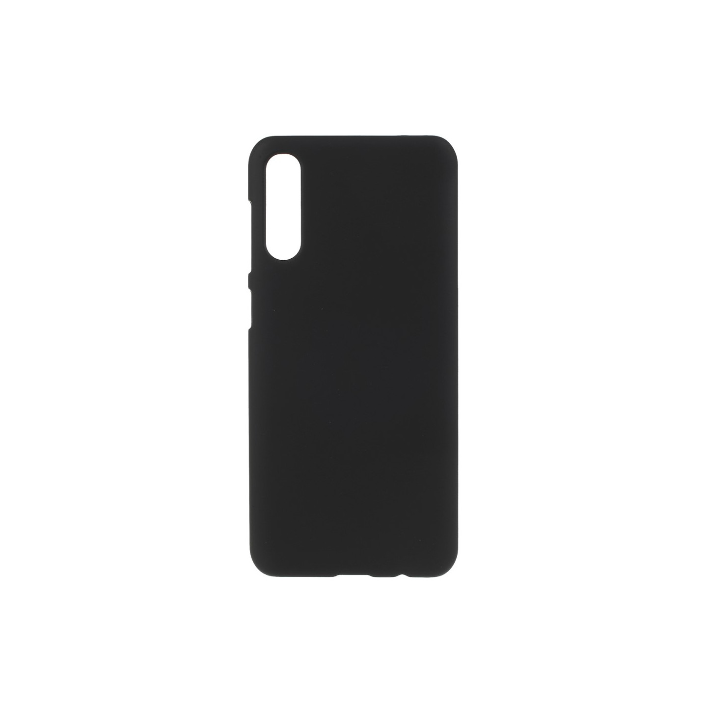 Rubberized PC Hard Casing for Samsung Galaxy A50 - Black