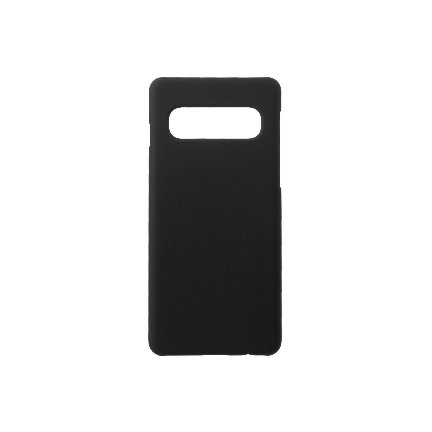 Rubberized PC Hard Casing for Samsung Galaxy S10 - Black