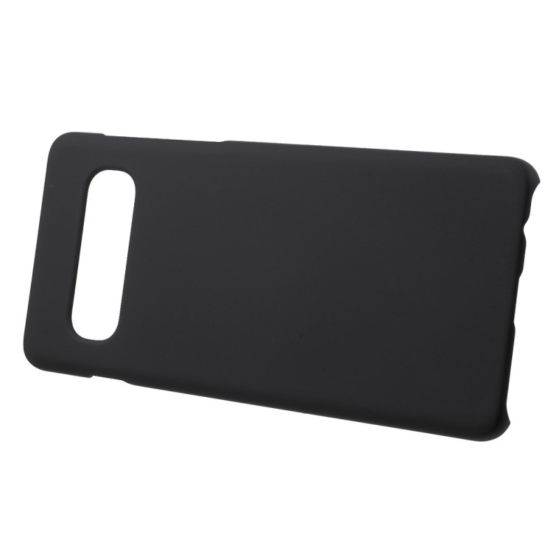 Rubberized PC Hard Casing for Samsung Galaxy S10 - Black