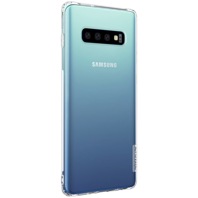 NILLKIN Nature TPU Suojakuori Phone Kansi - Samsung Galaxy S10+ - Valkoinen