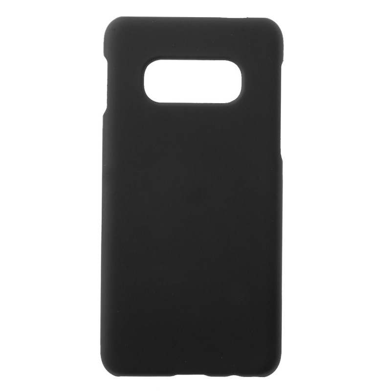 Rubberized Hard Plastic Phone Cover for Samsung Galaxy S10e - Black