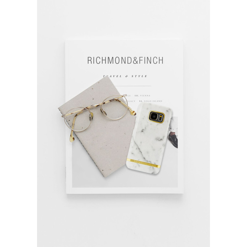Richmond & Finch suojakuori to Samsung Galaxy S8 - Valkoinen Marble