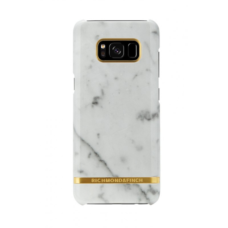 Richmond & Finch Cover til Samsung Galaxy S8 Plus - Hvid Marmor