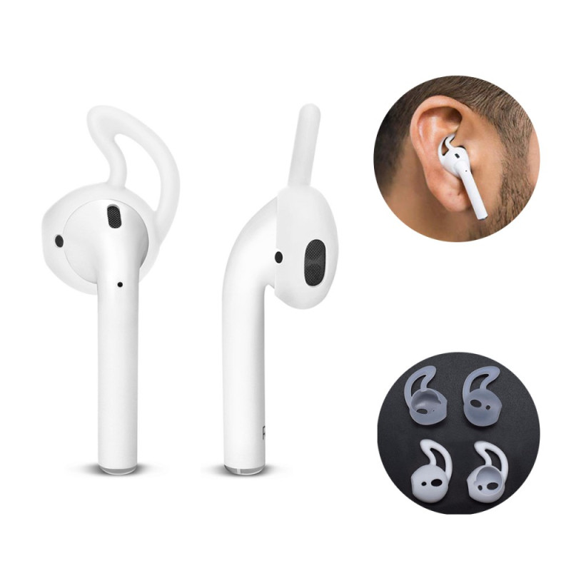 2 Pair/Pack HAT PRINCE Soft Silicone Ear - hook for Apple AirPods