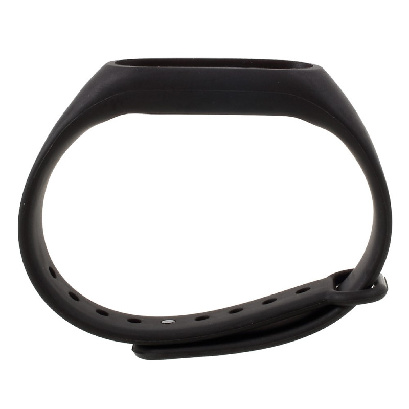 Flexible TPU Wrist Band for Xiaomi Mi Band 2 - Black