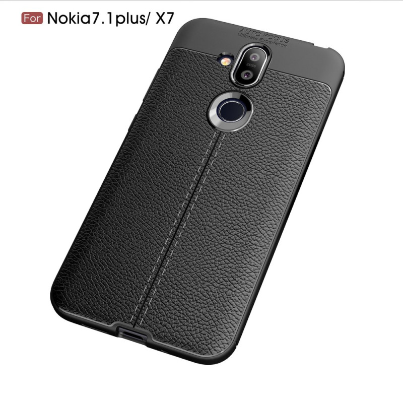 Nokia 8.1 TPU Deksel Litchi Grain
