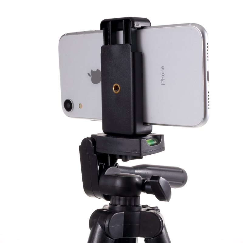 Adjustable Tripod Holder with Phone Clamp, Clamp Width: 57 - 83mm
