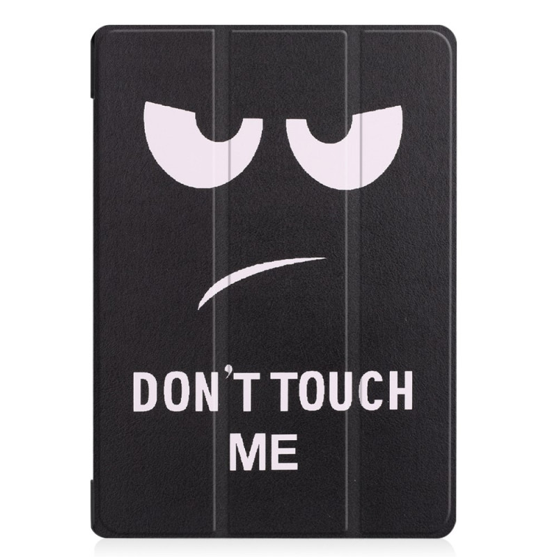 Pattern Printing Tri - fold Stand Cover Lenovo Tab E10 - Do not Touch Me