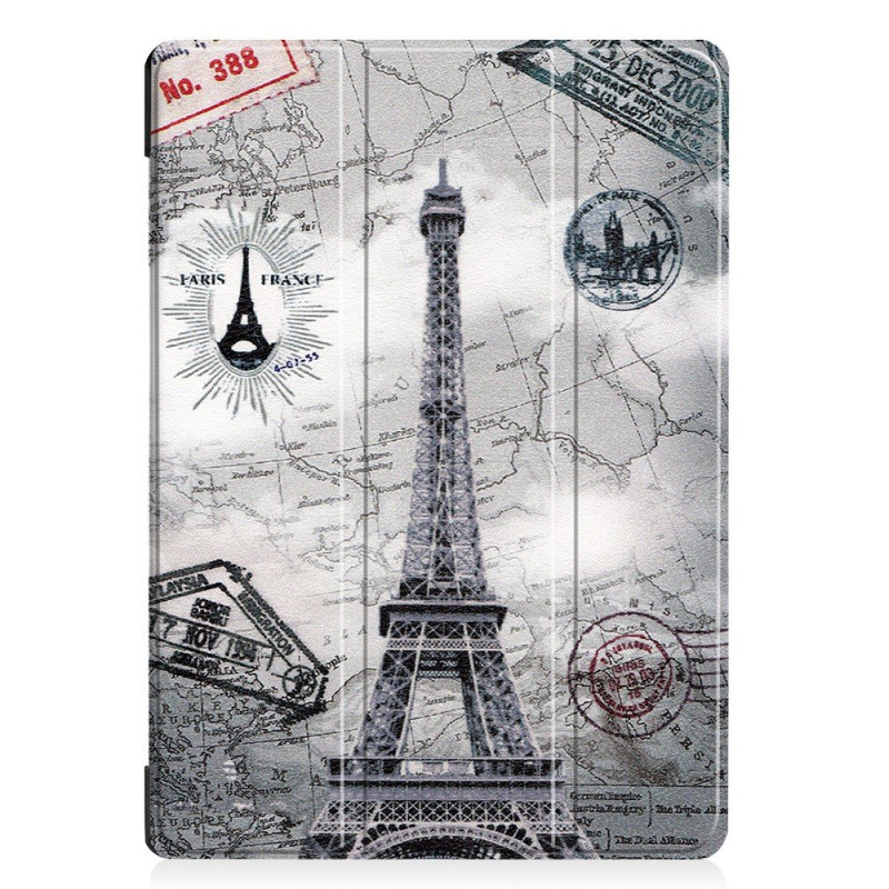 Pattern Tri - fold Stand Cover Lenovo Tab E10 - Eiffel Tower