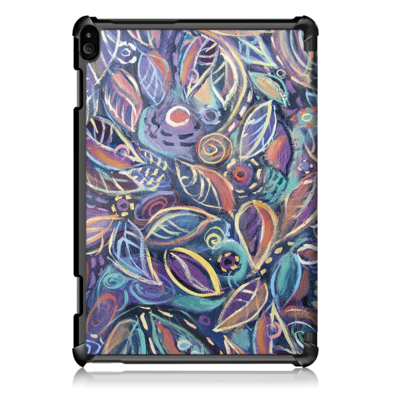 Tri - fold Stand Cover for Lenovo Tab P10 - Colorful Leaves