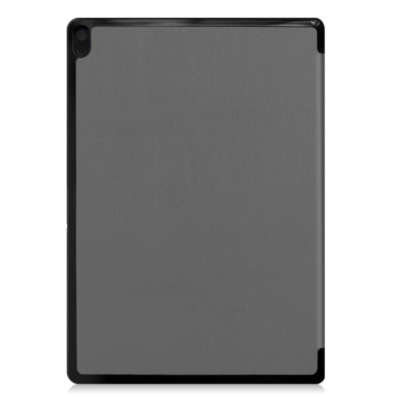 Tri - fold Stand Cover for Lenovo Tab E10 - Gray