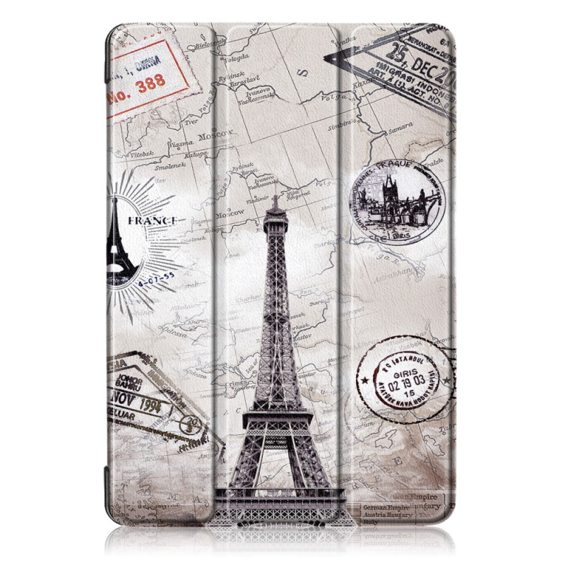 Tri - fold Stand Cover for Lenovo Tab P10 - Eiffel Tower