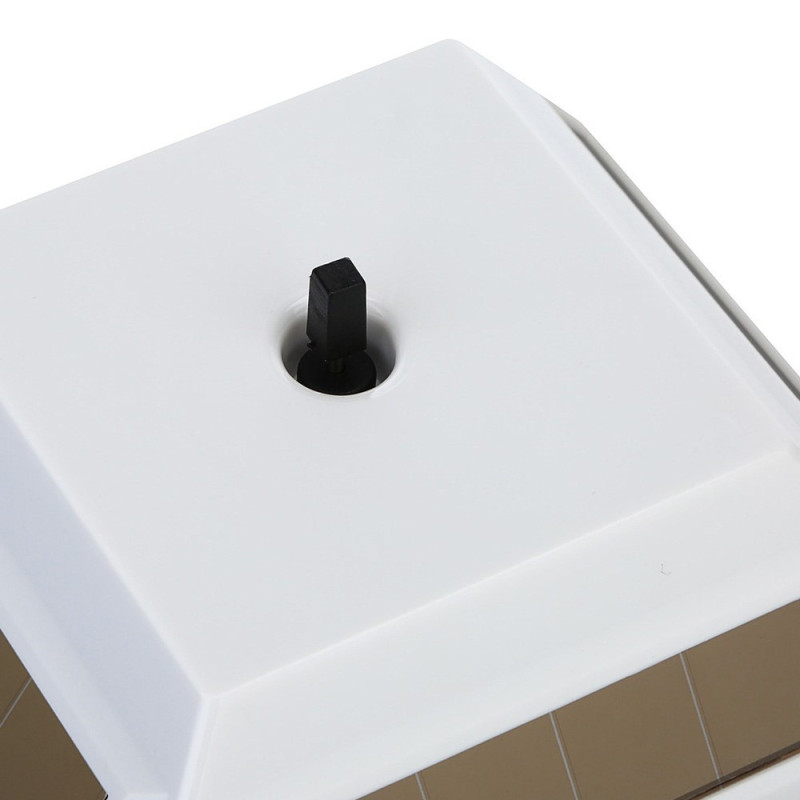 Sol - og batteridrevet skjermstativ Roterende platespiller