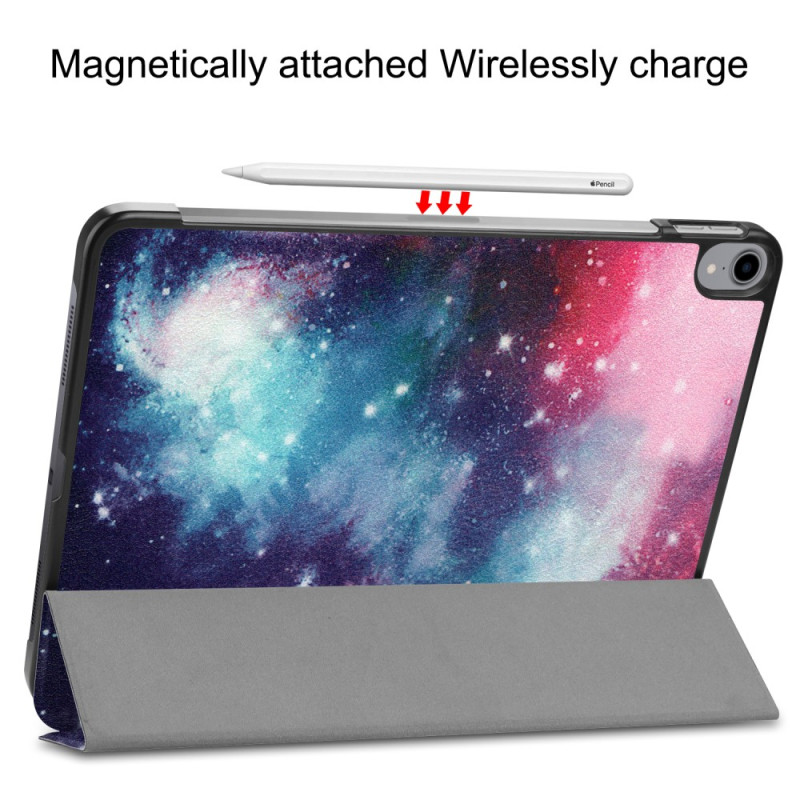 Tri - fold Stand Leather Smart Case for iPad Pro 11 - inch (2018) - Galaxy Pattern