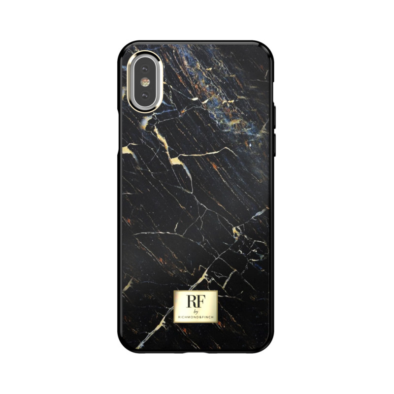 RF by Richmond & Finch cover til iPhone XS Max - Sort Marmor