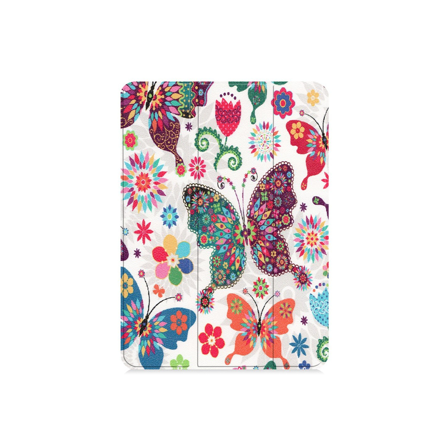 Tri - fold Stand Leather Smart Case for iPad Pro 11 - inch (2018) - Colorful Butterf