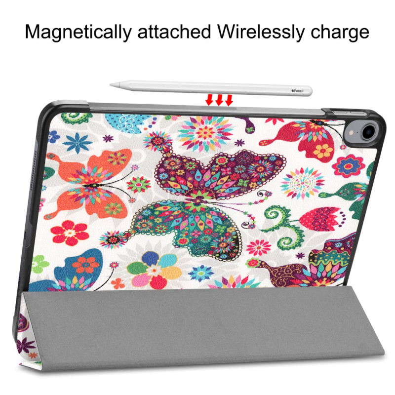 Tri - fold Stand Leather Smart Case for iPad Pro 11 - inch (2018) - Colorful Butterf