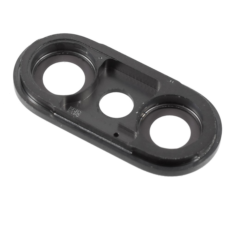 iPhone X Back Camera Lens Kansi with Bracket and Glass Replacement - Musta