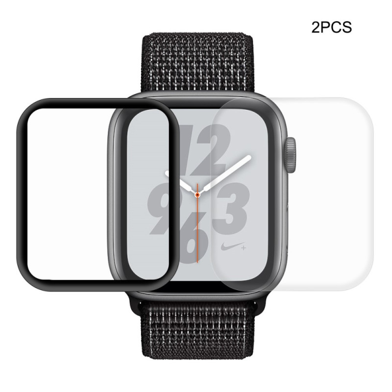 2PCS HAT PRINCE for Apple Watch Series 4 44mm Full Coverage