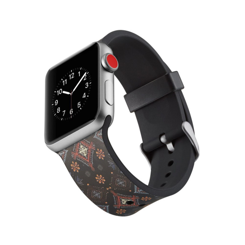 Silikone Armbåndsure til Apple Watch 4 44mm, Serie 3/2/1 42mm - Blomster