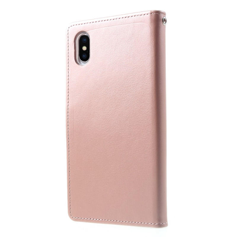 Mercury GOOSPERY Rich Diary til iPhone XS Max - RoseGold