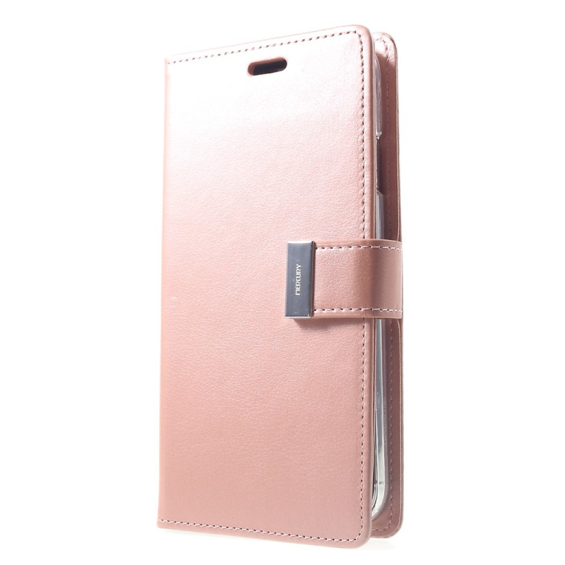 Mercury GOOSPERY Rich Diary til iPhone XS Max - RoseGold