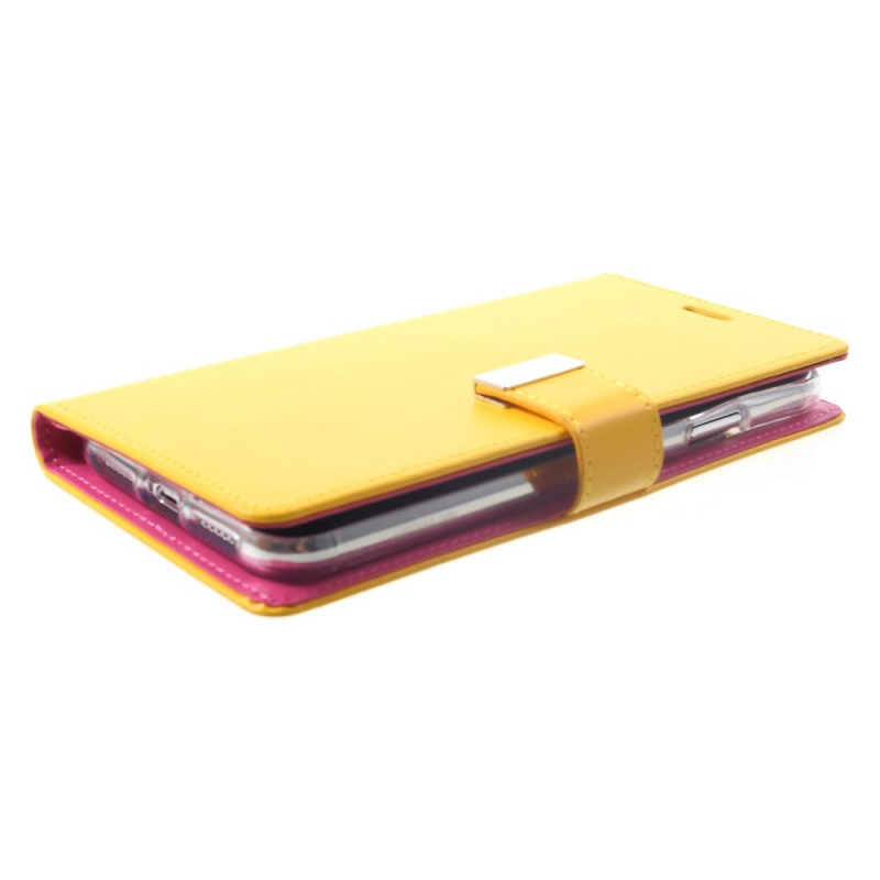 MERCURY GOOSPERY Rich Diary Wallet Case iPhone XS Max - Yellow