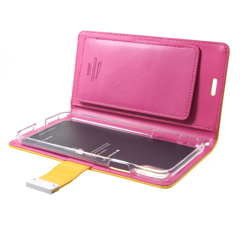 Mercury GOOSPERY Rich Diary til iPhone XS Max - Gul