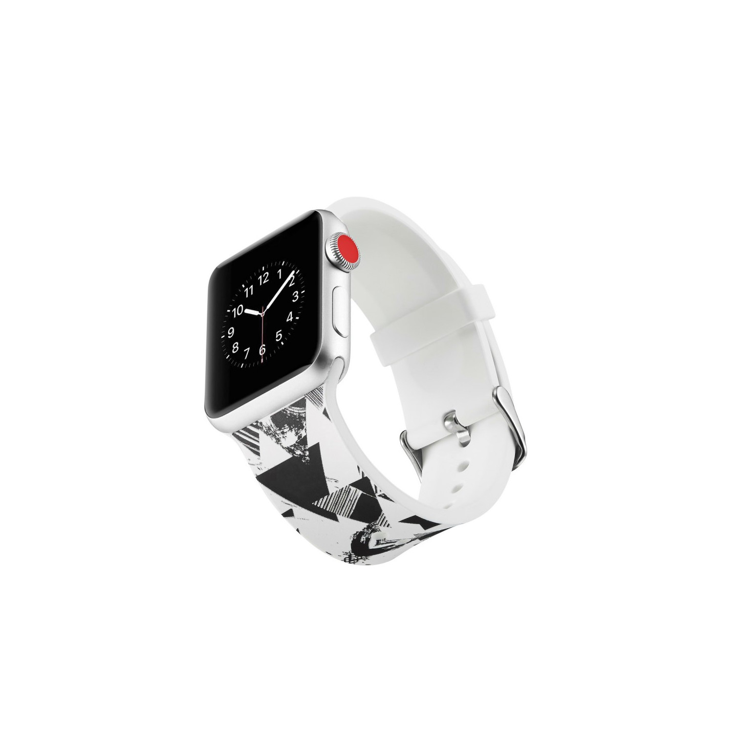 Silicone Watchband for Apple Watch 4 44mm, Series 3 / 2 / 1 42mm - Triangle