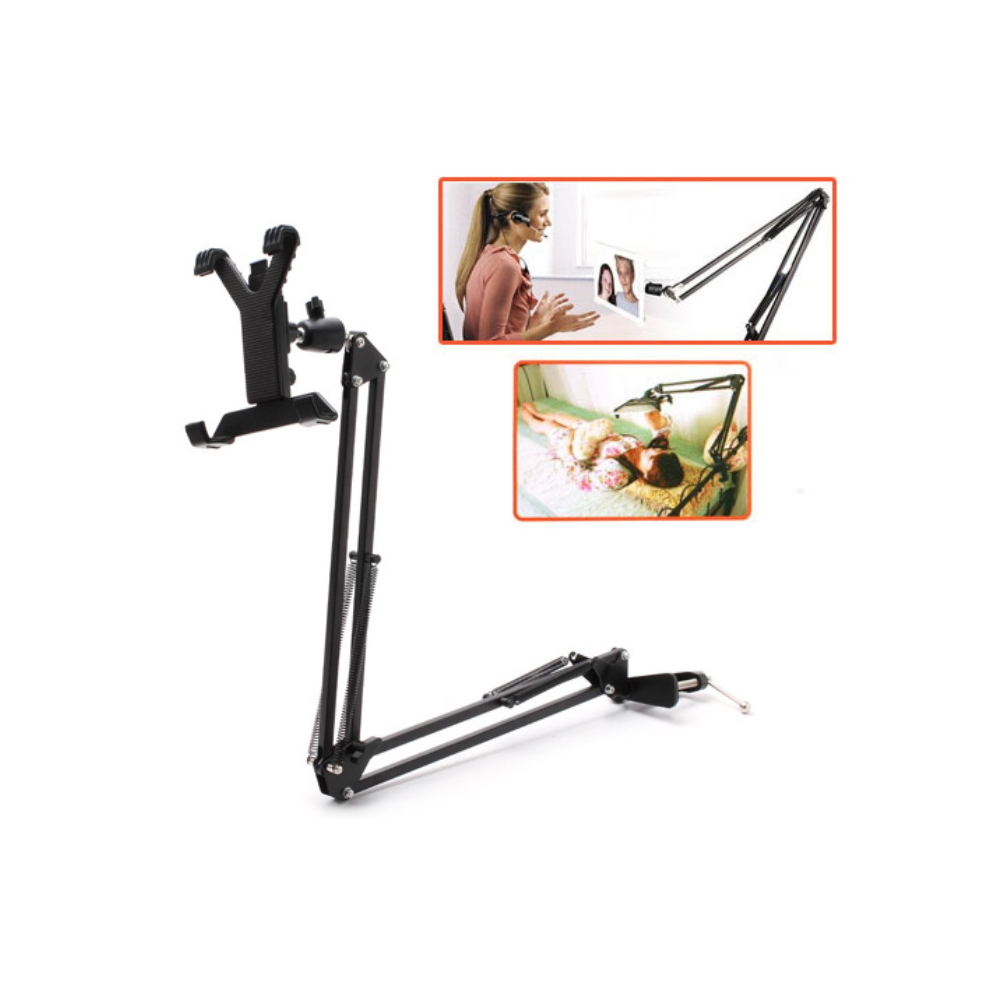 Justerbar 360 - holder Universal for 7 - 10,1 tommers nettbrett iPad